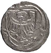 Ludwik II 1399-1436, halerz, Brzeg, Aw: Orzeł w tarczy, Rw: Św. Jadwiga, Fbg. 173 (592)