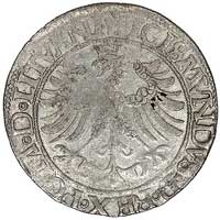 grosz 1535, Wilno, odmiana bez litery pod Pogonią, na awersie trójlistek i napis SIGISMVNDVS P REX..
