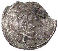 obol 1546, Wilno, Kurp. 631 R6, Gum. 588, T. 80, wykruszony krążek, bardzo rzadka moneta