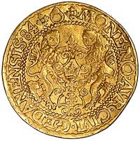 dukat 1584, Gdańsk, H-Cz. 723 R2, Fr. 3, złoto, 3.42 g
