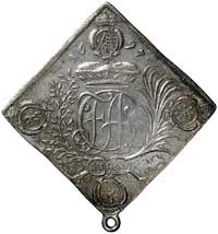 klipa strzelecka o wadze talara 1697, Lipsk, Schnee 989, Dav. 7654, moneta posiada dolutowane ucho..