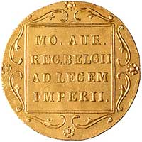 dukat 1831, Warszawa, odmiana z kropką po pochodni, Plage 271, Fr. 114, złoto, 3,48 g, bardzo ładn..