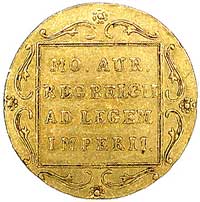 dukat 1831, Warszawa, odmiana z kropką przed pochodnią, Plage 269, Fr. 114, złoto, 3,48 g