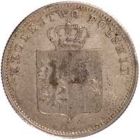 2 złote 1831, Warszawa, rzadka odmiana- Pogoń bez pochwy, Plage 273