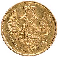3 ruble = 20 złotych 1837, Petersburg, Plage 305, Fr. 111, złoto, 3,92 g