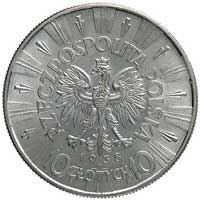 10 złotych 1938, Warszawa, Piłsudski, Parchimowicz 124 e