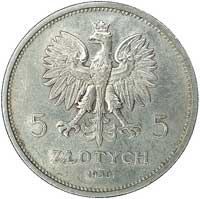 5 złote 1930, Warszawa, Sztandar, Parchimowicz 1