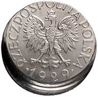 zestaw monet: 1 złoty 1929 i 5 groszy 1923 - des