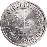 5 guldenów 1935, Berlin, Koga, Parchimowicz 68, pięknie zachowane