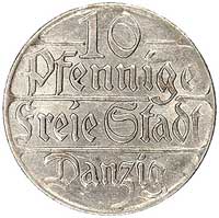 zestaw monet: 10 fenigów 1923, 5 fenigów 1923 i 1928, Berlin, Parchimowicz 55 a, 55 b i 57 a, raze..