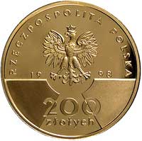 200 złotych 1998, Warszawa, 20-lecie pontyfikatu Jana Pawła II, Parchimowicz 778, złoto, 15.55 g