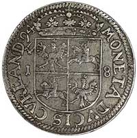 ort 1694, Mitawa, Kurp. 1300 R5, Kruggel 4.8.2.1., ładnie zachowana rzadka moneta
