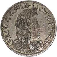 szóstak 1694, Mitawa, Kurp. 1296 R4, Kruggel 4.7.1.1., moneta rzadka w tym stanie zachowania
