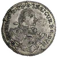 grosz 1762, Mitawa, Kurp. 1549 R3, Kruggel 5.2.2.4., bardzo ładny połysk menniczy, moneta rzadka w..