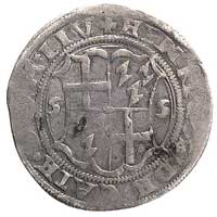 1/2 marki 1555, wspólna emisja Zakonu i arcybiskupa Rygi Wilhelma von Brandenburg , Neumann 264 b,..
