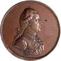 Stanisław Szczęsny Potocki-medal J. F. Holzhaeussera, 1786 r., Aw: Popiersie Potockiego w mundurze..