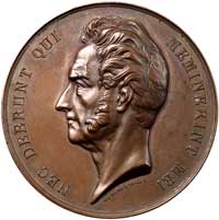 Robert Fergusson- medal autorstwa Wł. Oleszczyńskiego 1832 r., Aw: Popiersie w lewo i napis w otok..