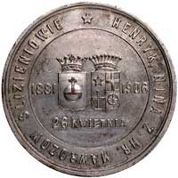 medal z okazji srebrnego wesela Niny i Henryka Ś