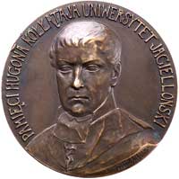 Hugon Kołłątaj- medal autorstwa Stanisława Popławskiego 1912 r., Aw: Popiersie na wprost i napis w..