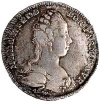 medal sygn. A. W. na zaślubiny Marii Amalii austriackiej z Franciszkiem Bourbonem, księciem Parmy ..