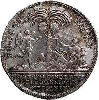 medal sygn. A. W. na zaślubiny Marii Amalii austriackiej z Franciszkiem Bourbonem, księciem Parmy ..