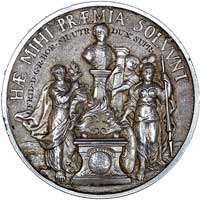 medal rozkręcany nieznanego twórcy upamiętniający przygotowania do Pokoju Wrocławskiego w 1742 r.,..