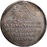 medal autorstwa Kittela wybity z okazji przygotowań do zawarcia Pokoju Wrocławskiego w 1742 r., Aw..