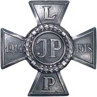 odznaka pamiątkowa Związku Polskich Legionistów -Krzyż Legionowy, ustanowiona na I Zjeździe Legion..