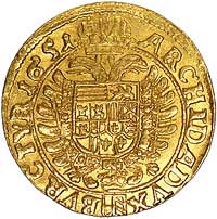 Ferdynand III 1637-1657, dukat 1651, Wiedeń, Aw: Postać cesarza i napis wokoło, Rw: Dwugłowy orzeł..