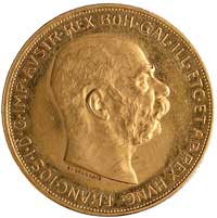 100 koron 1909, Wiedeń, Fr. 424, złoto, 33,88 g