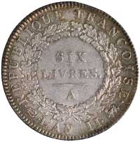 I Republika 1793-1794, 6 liwrów 1793, Paryż, K.M. 124.1