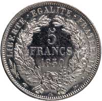 II Republika 1848-1852, 5 franków 1850, Paryż, K.M. 6.1