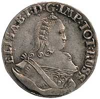 6 groszy 1761, Królewiec, Aw: Popiersie cesarzow