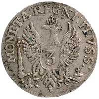 3 grosze 1759, Królewiec, Aw: Popiersie cesarzow