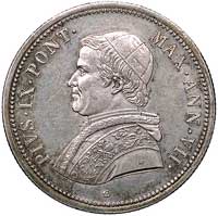 Pius IX 1846-1878, 50 baiocchi 1853, Rzym, Berman 3310