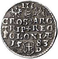 trojak 1583, Olkusz, odmiana z literami I-D po b