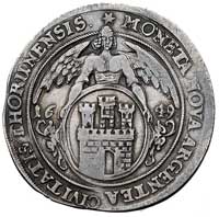 talar 1649, Toruń, Kurp. 1040 R4, Dav. 4377, T. 25, ładnie zachowana rzadka moneta
