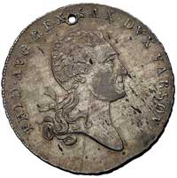 talar 1814, Warszawa, Plage 116, Dav. 247, moneta dziurawa