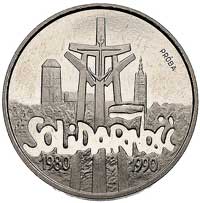 200.000 złotych 1990, Solidarność 1980-1990, Parchimowicz P-630, wybito 500 sztuk