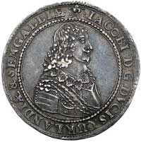 talar 1645, Mitawa, Aw: Popiersie księcia i napis wokoło IACOBI DVCIS CURLANDIÆ & SEMGALLIÆ, Rw: T..