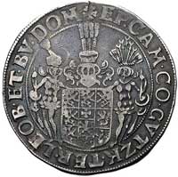 talar 1633, Szczecin, moneta z tytułem biskupa kamińskiego, Hildisch 302, Dav. 7282, patyna