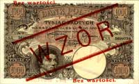 1000 złotych 28.02.1919, S.A., 5699759, Wzór, Miłczak 55b, Pick 59s