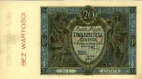20 złotych 1.03.1926, Ser. I., 0245678, WZÓR, Mi