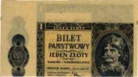 1 złoty 1.10.1938, - błąd druku, na obu stronach druk strony głównej bez numeracji, Miłczak 78, Pi..