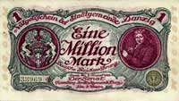 1.000.000 marek 8.08.1923, Ros. 802 a (722), Mił