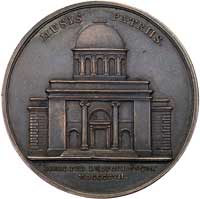 Józef Maksymilian Ossoliński, medal autorstwa J. Langa wybity z okazji przekazania społeczeństwu G..
