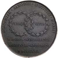 Jan Zamoyski- medal autorstwa E. Gatteaux wybity