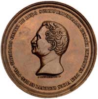 Teodor Berg- medal autorstwa J. Minheymera 1872 r., wybity z okazji 60-lecia służby wojskowej feld..