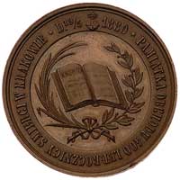 Jan Długosz- medal autorstwa W. Głowackiego wybity w 1880 r z okazji 400-lecia śmierci historyka w..