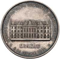 otwarcie Collegium Novum Uniwersytetu Jagiellońskiego - medal wydany staraniem M. Kurnatowskiego w..